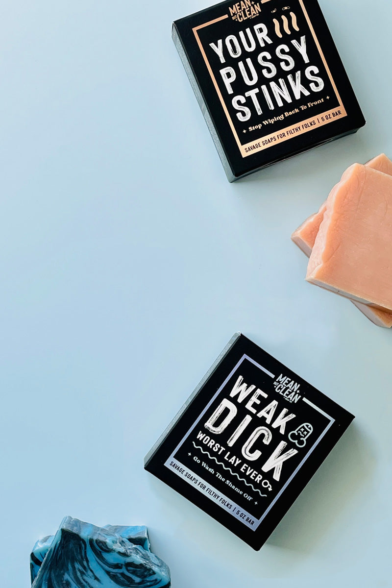 Mean But Clean Soaps Funny Gag Gifts Natural Handmade Bar Soap How it Works