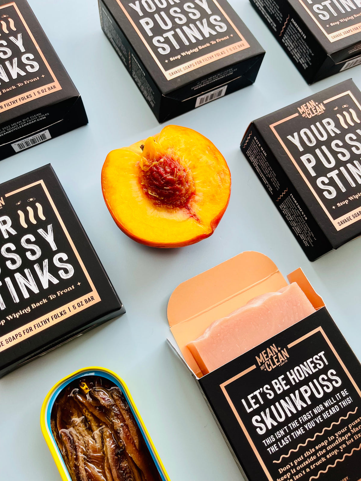 Gag Gifts Cold Procssed Handmade Soap Mean But Clean Soap Co Your Pussy Stinks