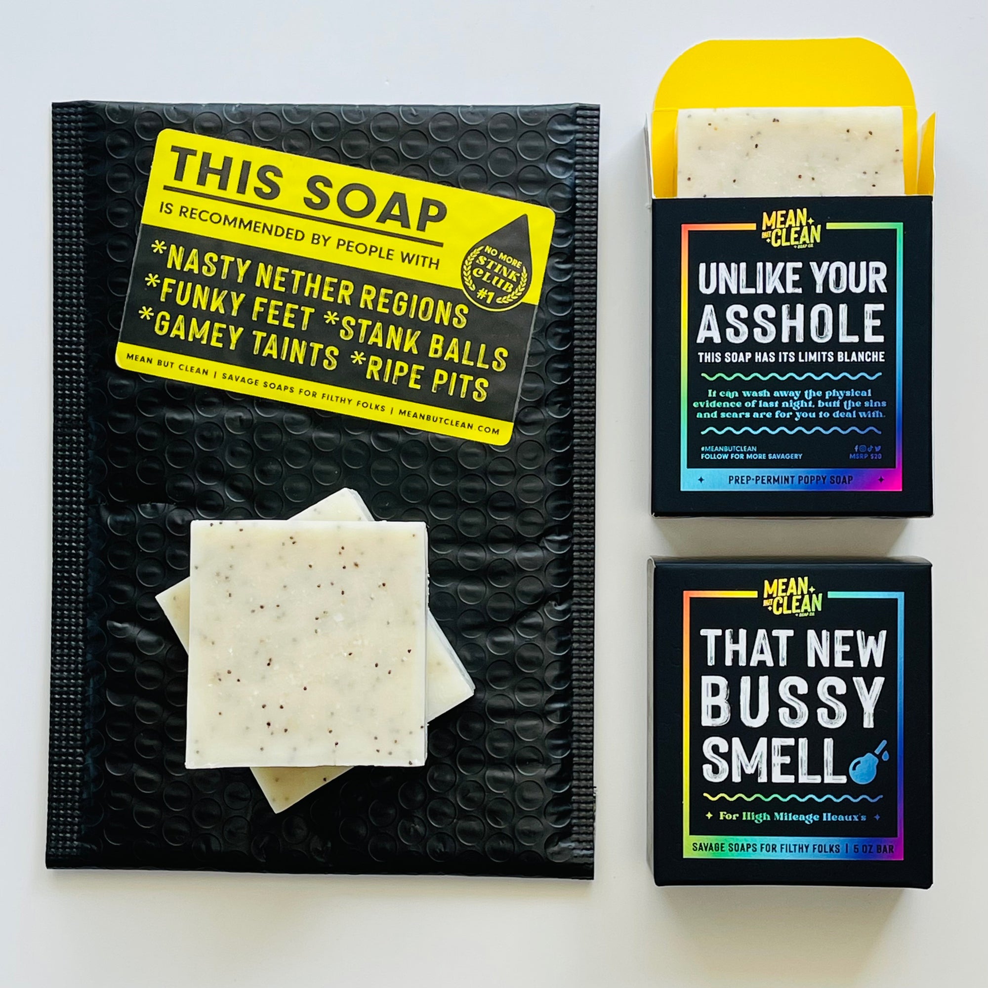 That New Bussy Smell Peppermint Poppy Soap Gag Gift Soap Natural Handmade Soap Cold Processed Soap Funny Gag Gift For Friends