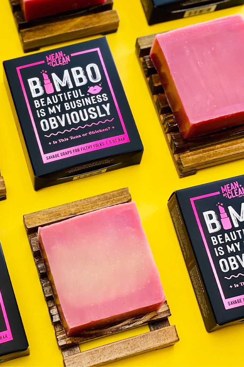 Bimbo Soap Mean But Clean Gag Gift Soaps Orange Vanilla Jasmine Soap