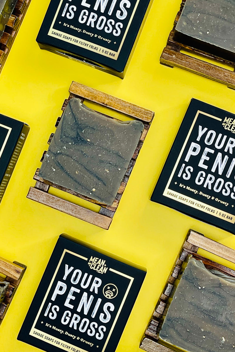 Your Penis Is Gross Soap Orange Pine Tar Soap Handmade Cold Processd Soap