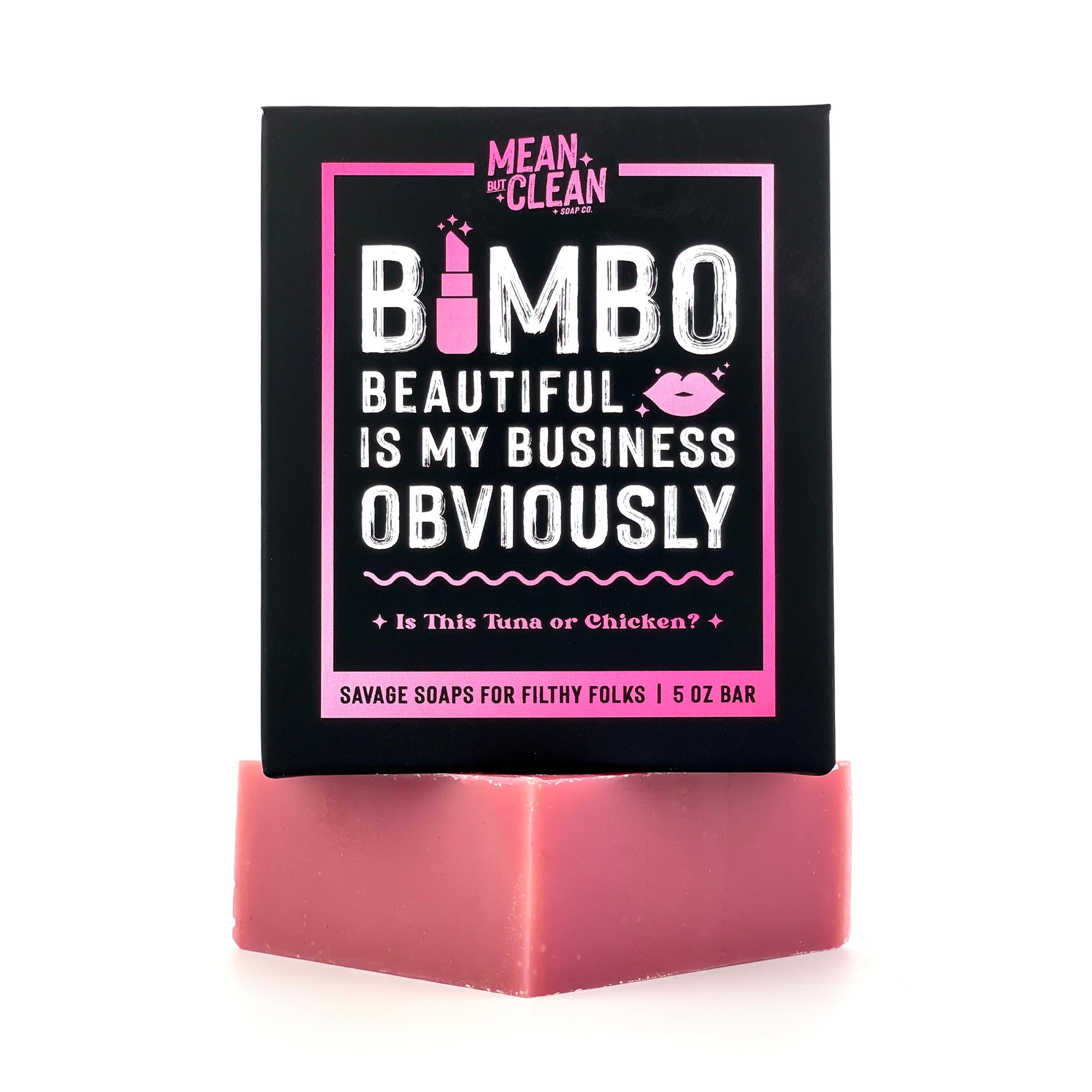 Bimbo Soap Mean But Clean Soap Company  Orange Vanilla Jasmine Soap - Natural Handmade Soap - Funny Gag Gift For Friends Natural Cold Processed Soap
