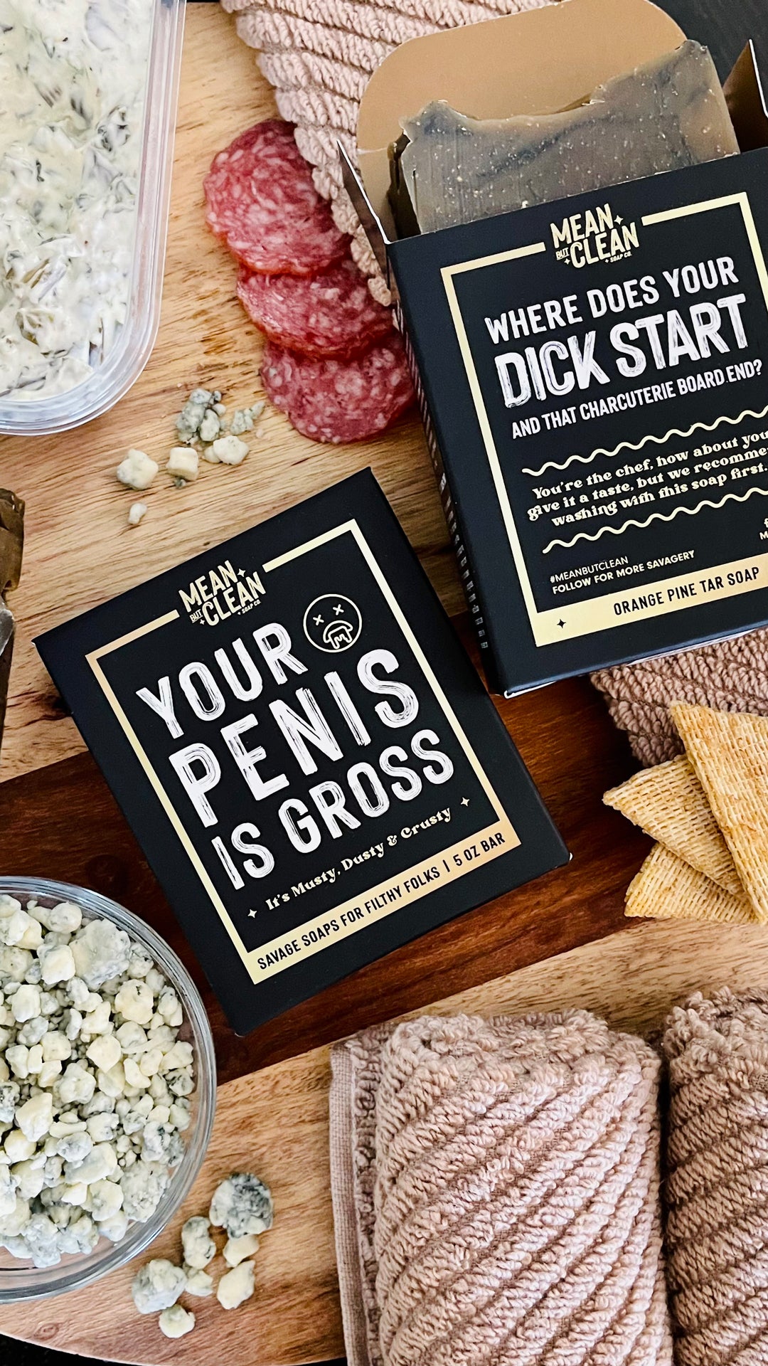 Your Penis Is Gross Orange Pine Tar Soap Mean But Clean Soap Company