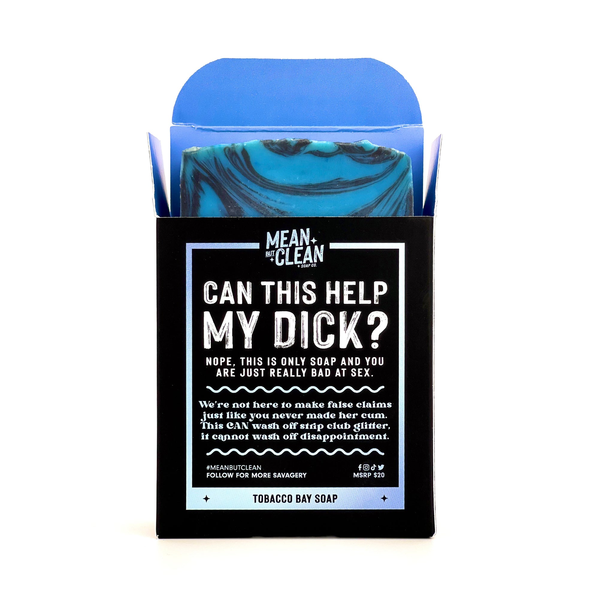 Weak Dick - Tobacco Bay Soap Soap - Natural Handmade Soap - Funny Gag Gift For Friends